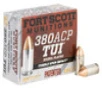 Fort Scott Munitions 380095SCV Tumble Upon Impact TUI 380 ACP 95 gr Solid Copper Spun 20 Per Box 25 UPC: 753677048157