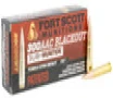 Fort Scott Munitions 300190SCVSS Tumble Upon Impact TUI Rifle 300 Blackout 190 gr Solid Copper Spun 20 Per Box 25 UPC: 758381721235