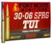 Fort Scott Munitions 3006168SCV Tumble Upon Impact TUI Rifle 3006 Springfield 168 gr Solid Copper Spun 20 Per Box 10 UPC: 758381722034