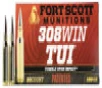 Fort Scott Munitions 308150SCV2 Tumble Upon Impact TUI Rifle 308 Win 150 gr Solid Copper Spun 20 Per Box 10 UPC: 758381722089