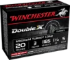 Winchester Double X Magnum Turkey 20 GA #5 shot 1-1/4 oz 10-Rounds 3&quot; 