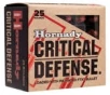 Hornady Critical Defense Nickel Plated Brass .357 Mag 125-Grain 25-Rounds FTX 