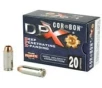 Cor-Bon DPX Nickel Plated Brass 10mm 155 Grain 20-Rounds JHP 