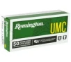 Remington UMC 9mm Handgun Ammunition 115GR FMJ 50Rds 