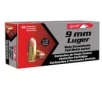 Aguila Target &amp; Range Brass 9mm 115 Grain 50-Rounds FMJ 