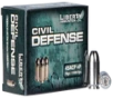 Liberty Ammunition Civil Defense Nickel Plated Brass .45 ACP+P 78-Grain 20-Rounds FHP 