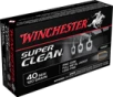 Winchester Super Clean Brass .40 SW 120 Grain 50-Rounds FMJ 