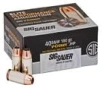Sig Sauer Elite V-Crown Nickel Plated Brass .40 SW 180-Grain 50-Rounds JHP 