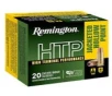 Remington HTP Brass .40 SW 155-Grain 20-Rounds JHP 