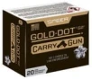 Speer Gold Dot Carry Gun Nickel Plated Brass .45 ACP 200-Grain 20-Rounds HP 