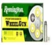 Remington Performance WheelGun Nickel Plated Brass .38 SPL 158 Grain 50-Rounds LSWC 
