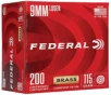Federal Champion Brass .40 SW 180-Grain 400-Rounds Loose FMJ 