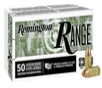 Remington Range Brass 9mm 115 Grain 50-Rounds FMJ 