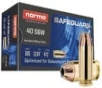 Norma Safeguard Brass .40 SW 165 Grain 50-Rounds JHP 