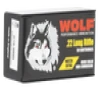 Wolf Performance Ammo Match Extra .22 LR 40 Grain 50-Rounds RN 