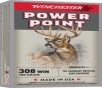 Winchester Power Point Brass .308 Win 180 Grain 20-Rounds PP 
