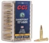 CCI Ammunition GamePoint Brass .17 HMR 20-Grain 50-Rounds JSP 