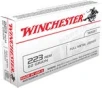 Winchester Ammunition .223 Rem 62-Grain 20-Rounds FMJ 