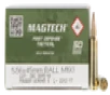 MagTech First Defense Tactical Rounds Brass 5.56 50-Rounds 55 Grain FMJ 