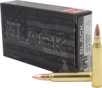 Hornady Black Ammo Brass .223 Rem 62-Grain 20-Rounds FMJ 