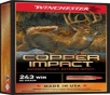 Winchester Copper Impact Brass .243 Win 85 Grain 20-Rounds CEP 
