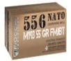 Fiocchi Shooting Dynamics Rifle Ammo Brass 5.56 50-Rounds 55 Grain FMJBT 