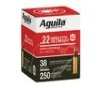 Aguila Standard High Velocity Brass .22 LR 38 Grain 250-Rounds CPHP 