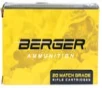 BERGER BULLETS TACTICAL 6.5 CREEDMOOR 130GR HYBRID OPEN TIP MATCH TACTICAL 20 ROUNDS PER BOX 