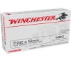 Winchester USA Brass 7.62 X 51 / .308 Win 149-Grain 20-Rounds FMJ 