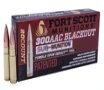 Fort Scott Munitions TUI Brass .300 AAC Blackout 190-Grain 20-Rounds SCS 
