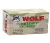 Wolf Performance Ammo Military Classic Steel 7.62 X 54 148-Grain 20-Rounds 