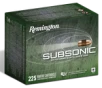 Remington Subsonic Rimfire Brass .22 LR 40 Grain 225-Rounds HP 