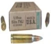 Winchester Lake City M855 Brass 5.56 62 Grain 20-Rounds FMJ Green Tip 
