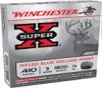 Winchester Super-X .410 Bore 3-inch 1/4oz Rifled Slug HP 5Rds 