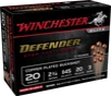 Winchester Defender Copper 20GA 3 Buck 10-Rounds 2.75&quot; 