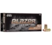 CCI Blazer Brass .40 S&amp;W Ammo 180gr FMJ 50 Rounds