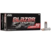 CCI Blazer .38 Special +P Ammo 158gr TMJ 50 Rounds
