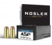 Nosler ASP 40 S&amp;W Ammo 150gr JHP 20 Rounds