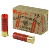 Hornady Heavy Magnum 12 Gauge Ammo 3&quot; Coyote 00 Buckshot 10 Rounds