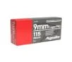 Aguila Handgun Ammuntion 9mm Luger 115 gr FMJ 1150 fps 50/ct