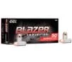 CCI Blazer Aluminum Handgun Ammunition .45 ACP 230 gr FMJ 845 fps 50/ct