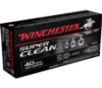 Winchester Super Clean NT Handgun Ammunition .40 S&amp;W 120 gr. JSP 1250 fps 50/ct