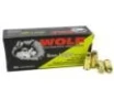 Wolf (Turkish) Performance Handgun Ammunition 9mm Luger 124gr FMJ 50/ct