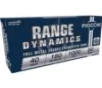 Fiocchi Pistol Shooting Dynamics Handgun Ammunition .40 S&amp;W 180 gr FMJ-FN 1000 fps 50/box