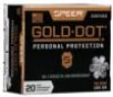 Speer Gold Dot Handgun Ammunition .40 S&amp;W 165 gr HP 1150 fps 20/ct