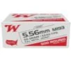 Winchester USA Lake City M193 Rifle Ammunition 5.56mm 55 gr. FMJ 3240 fps 500/ct (Bulk Box)