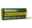 Remington High Performance Rifle Ammunition .223 Rem 55 gr PSP 3240 fps 20/ct