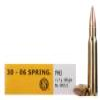 Sellier &amp; Bellot Rifle Ammunition .30-06 Sprg 180 gr FMJ 2675 fps - 20/box