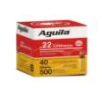 Aguila Super Extra High Velocity Rifle Ammunition .22 LR 40 gr. CPSP 1255 fps 500/ct