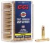 CCI TNT Green Rimfire Ammunition .22 WMR 30 gr. HP 2050 fps 50/ct